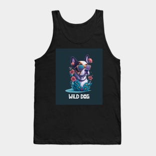 Cool Dog Art Tank Top